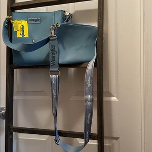Wrangler Light Blue Shoulder Bag Set Brand New